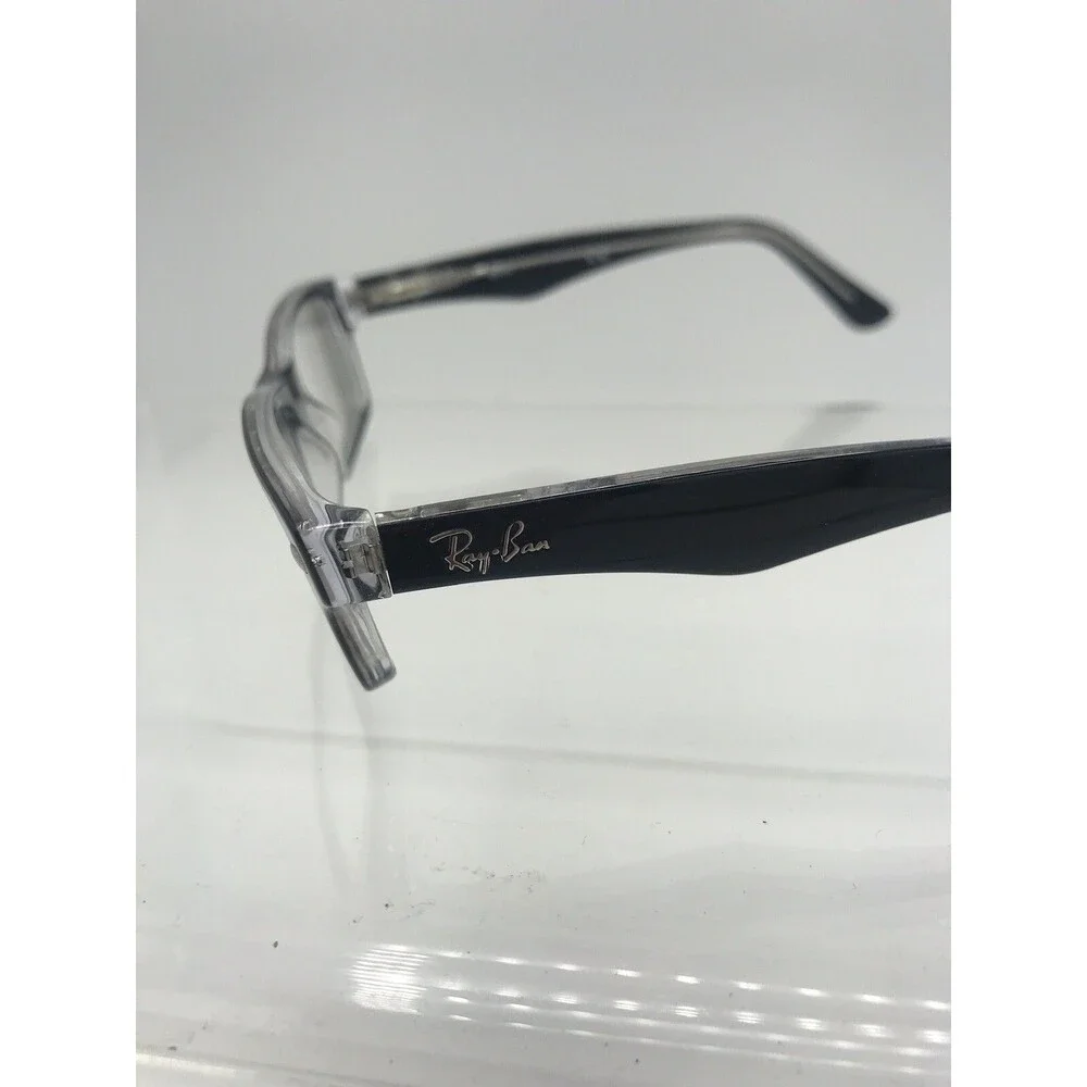 Ray-Ban Black on Transparent Eyeglass Frames 1530 3529 48-16 125 Teen Sz (11-13)